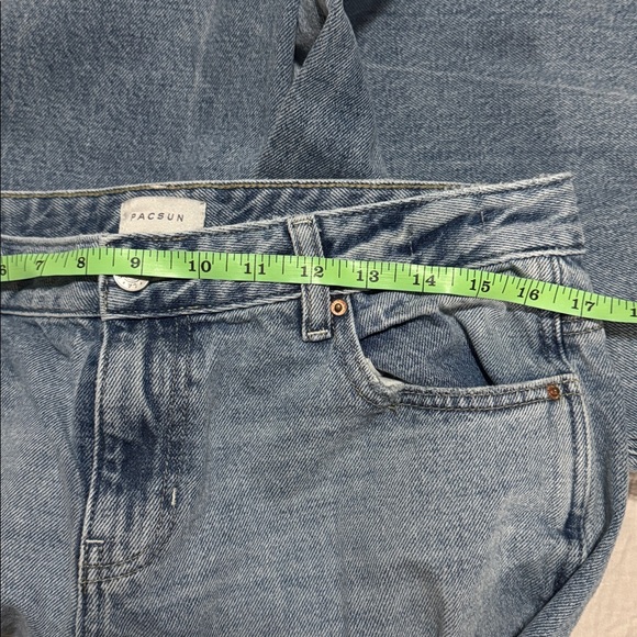 PacSun Light Blue Women's Wide Leg Jeans - Picture 6 of 7